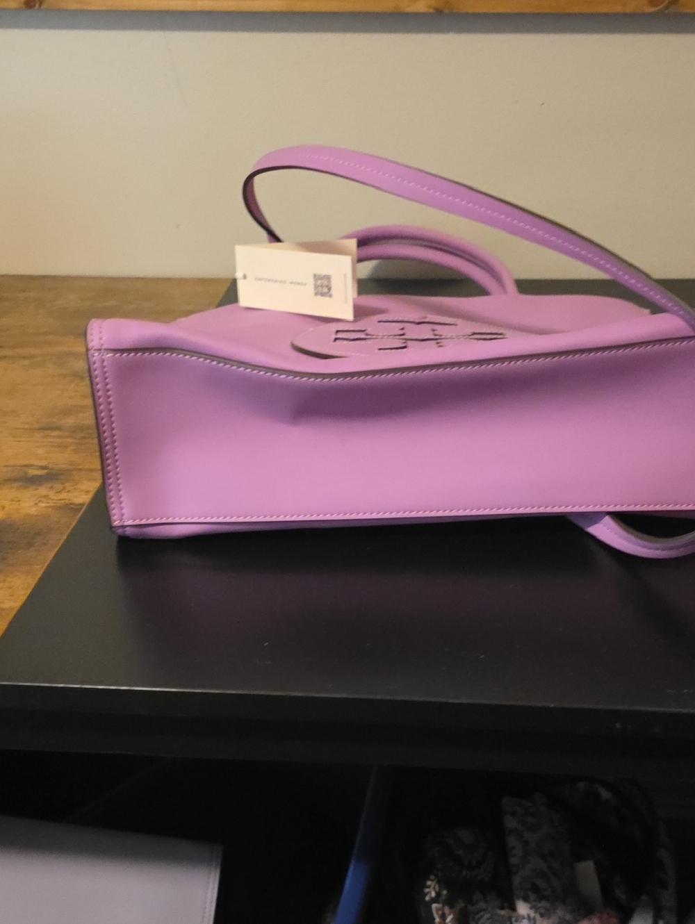 Tory Burch Ella Bio Tote- Bright Amethyst - Picture 3 of 5